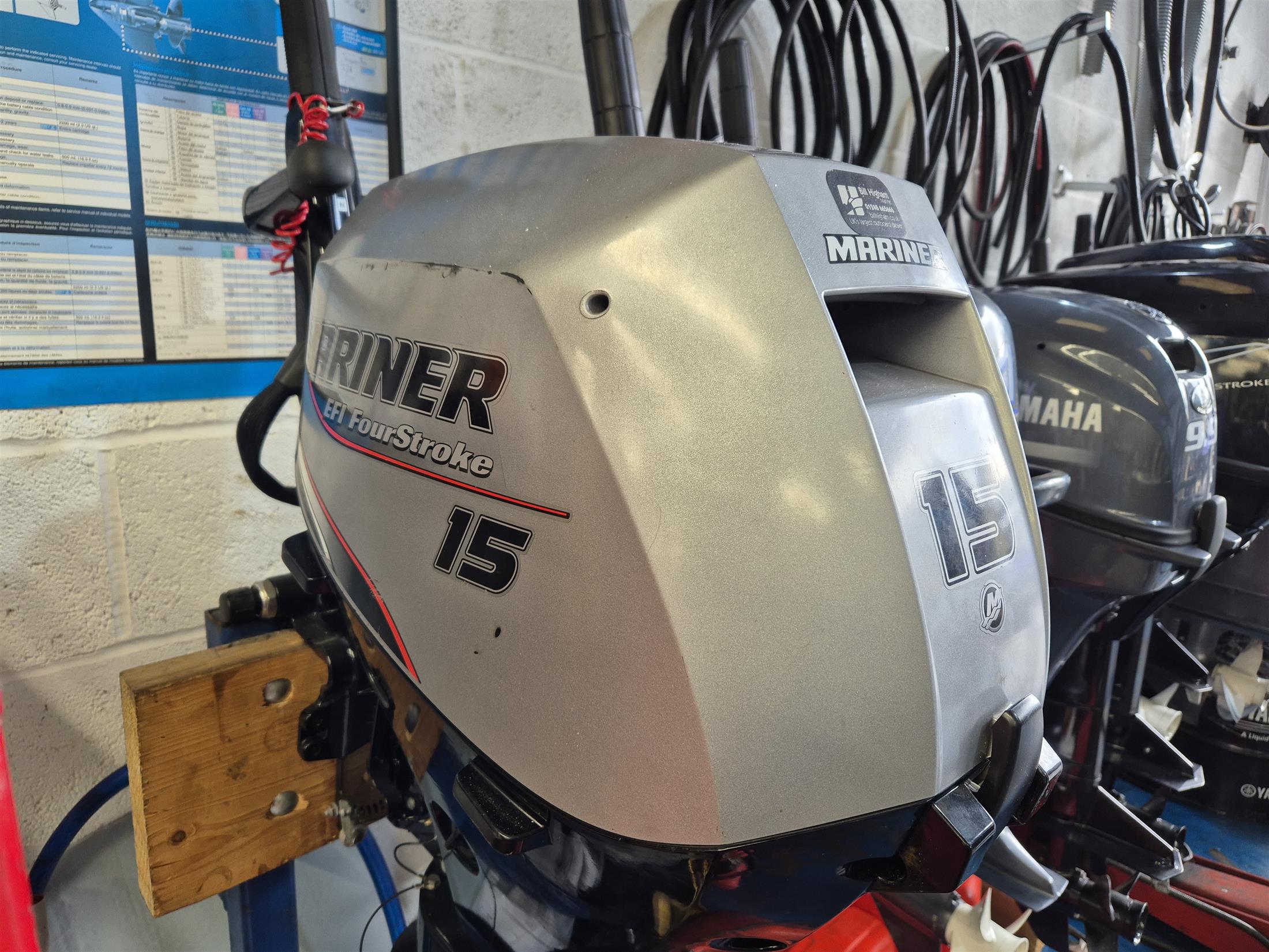 2021 Mariner F15MHS Four Stroke EFI Outboard Engine