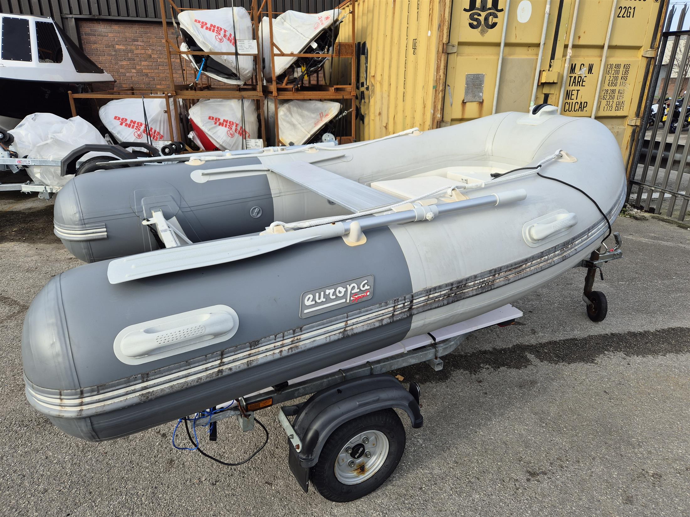 2018 Europa Sport R270A Aluminium RIB with Extreme Roller Trailer